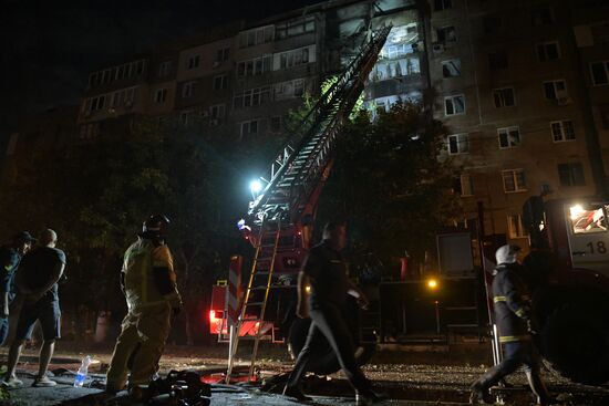 Russia Ukraine Military Operation Shelling