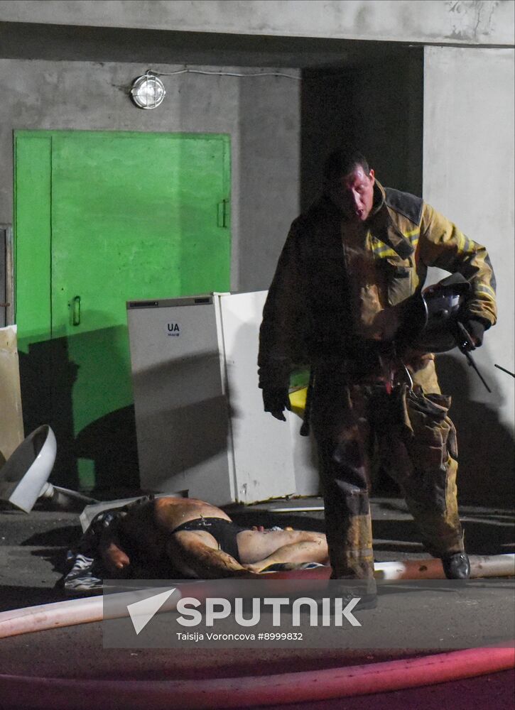 Russia Ukraine Military Operation Shelling