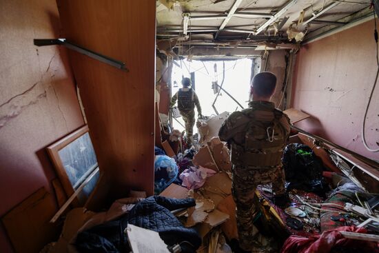 Russia Ukraine Military Operation Shelling