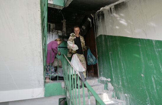Russia Ukraine Military Operation Shelling