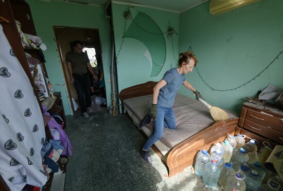 Russia Ukraine Military Operation Shelling