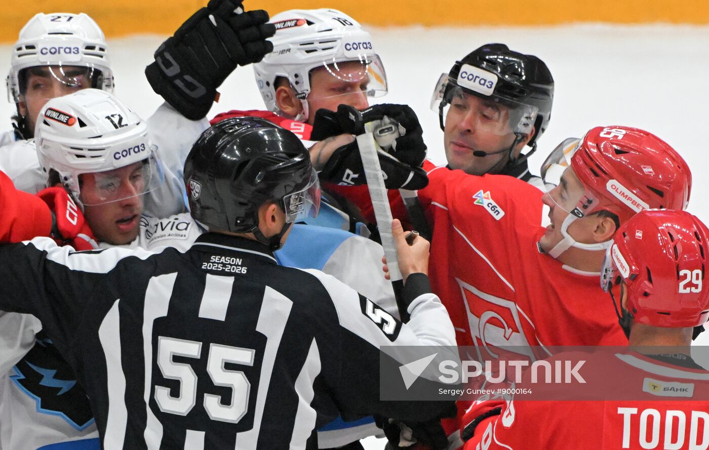 Russia Ice Hockey Kontinental League Spartak - Dinamo