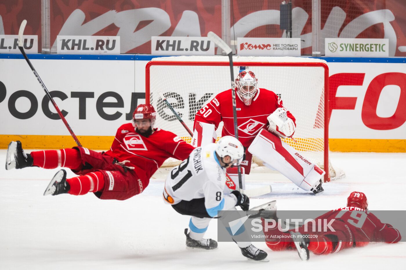 Russia Ice Hockey Kontinental League Spartak - Dinamo