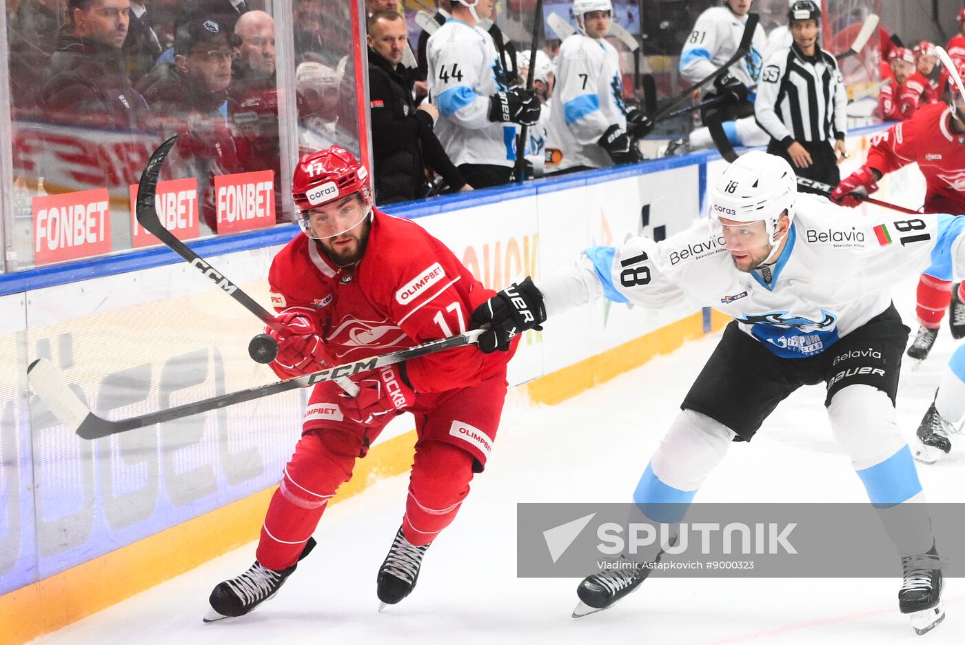 Russia Ice Hockey Kontinental League Spartak - Dinamo