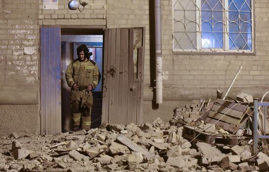 Russia Ukraine Military Operation Shelling
