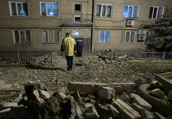 Russia Ukraine Military Operation Shelling