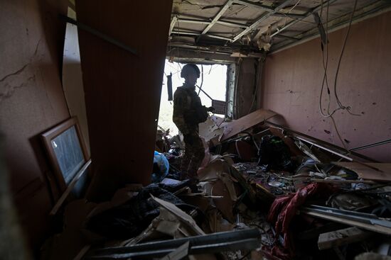 Russia Ukraine Military Operation Shelling