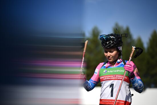 Russia Summer Biathlon Championships Training