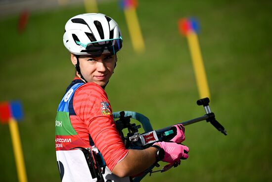 Russia Summer Biathlon Championships Training