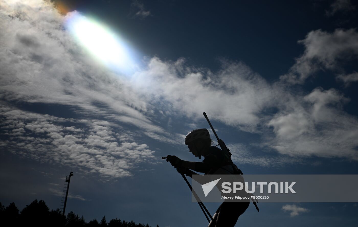 Russia Summer Biathlon Championships Training