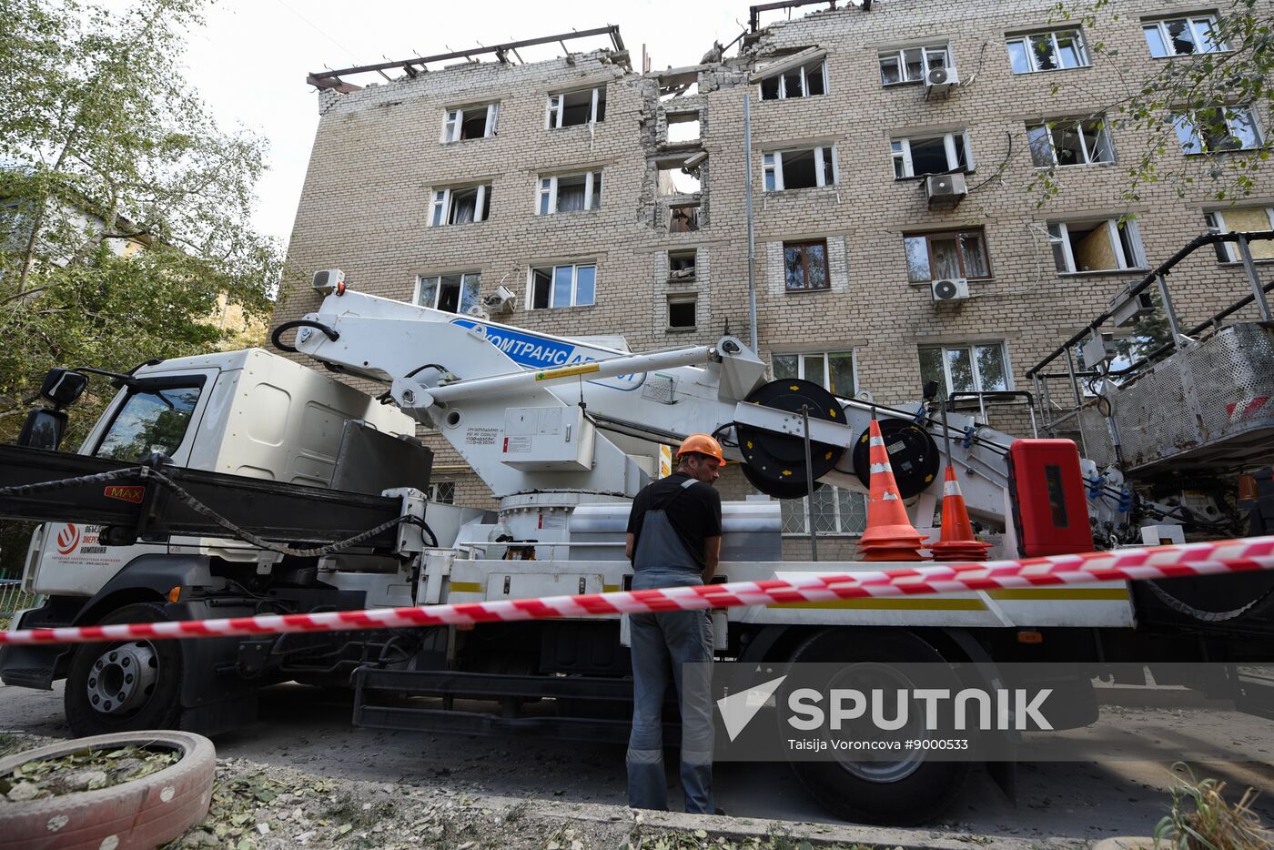 Russia Ukraine Military Operation Shelling