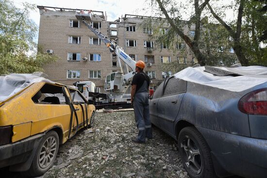 Russia Ukraine Military Operation Shelling