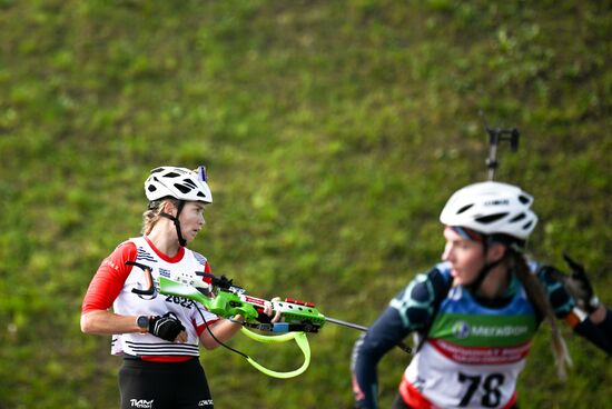 Russia Summer Biathlon Championships Training