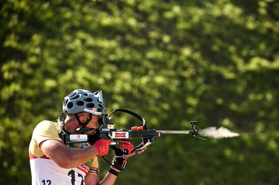 Russia Summer Biathlon Championships Training