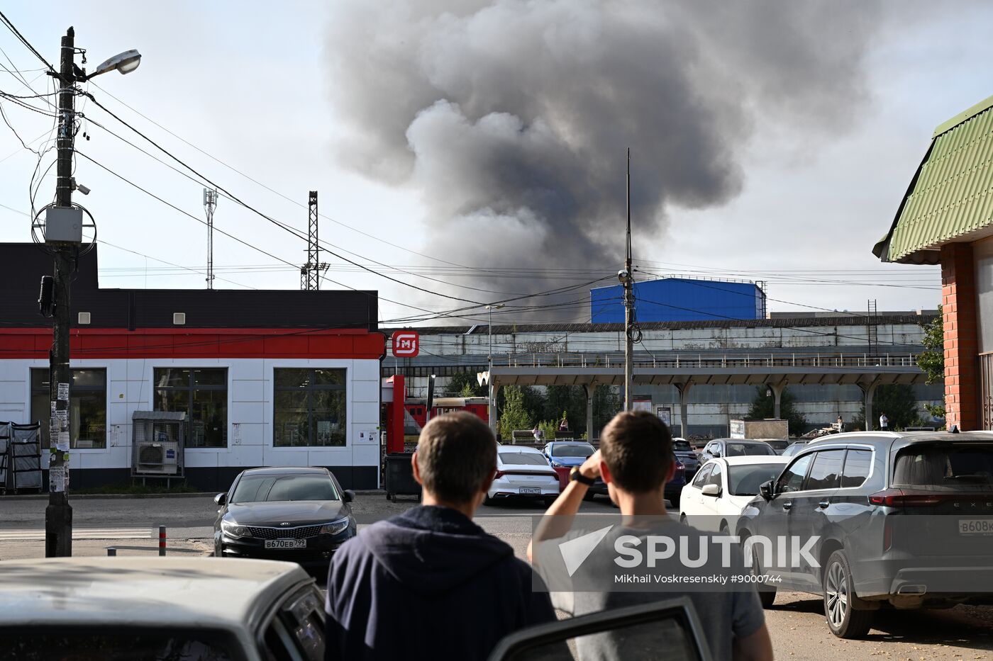 Russia Warehouse Fire