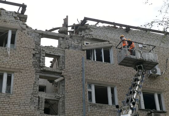 Russia Ukraine Military Operation Shelling