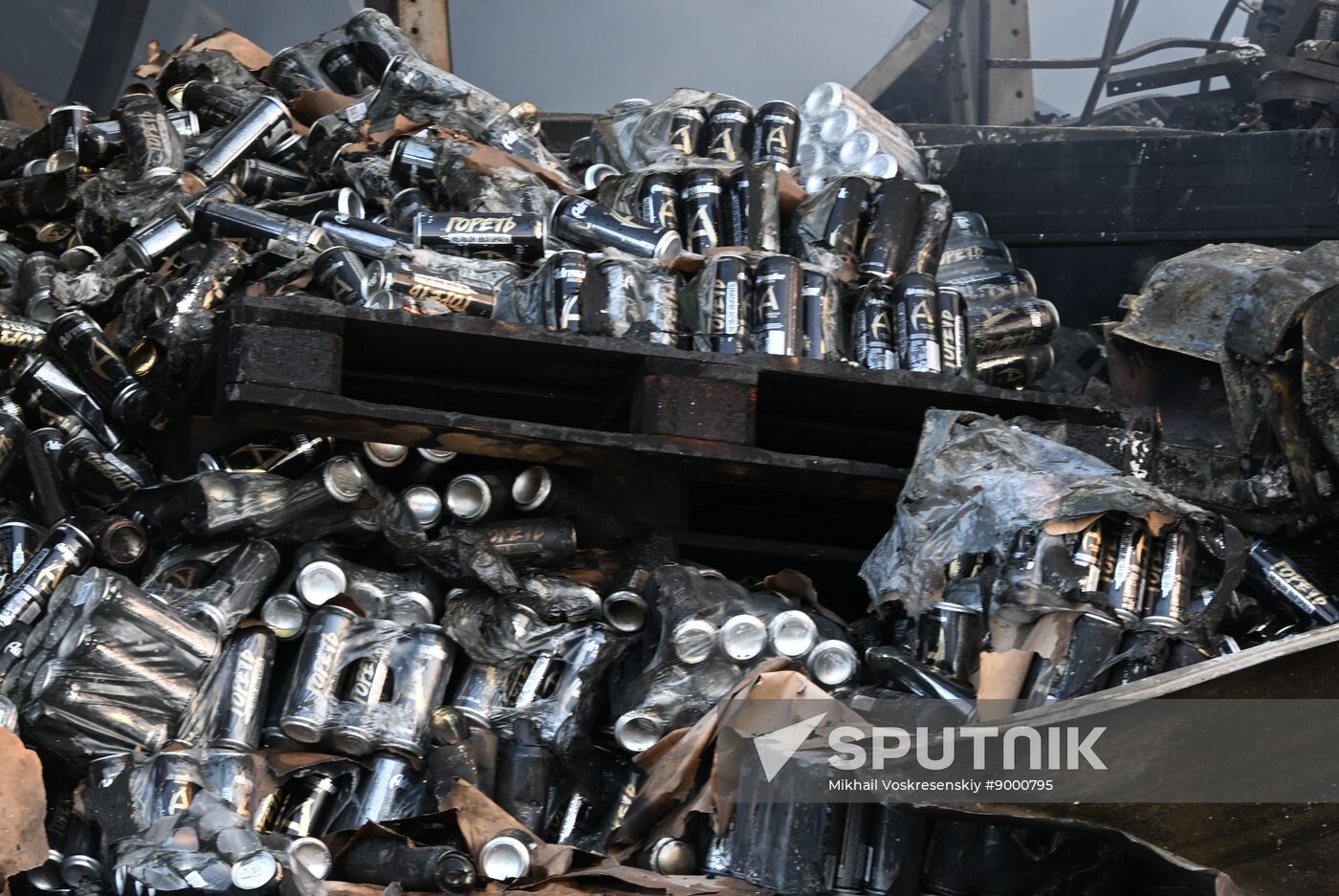 Russia Warehouse Fire