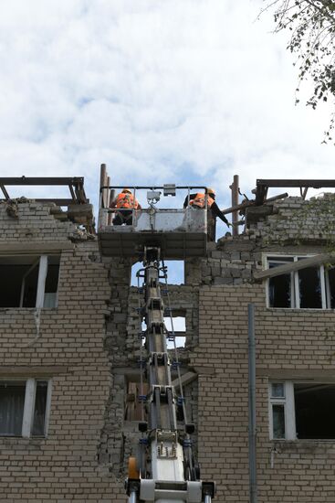 Russia Ukraine Military Operation Shelling