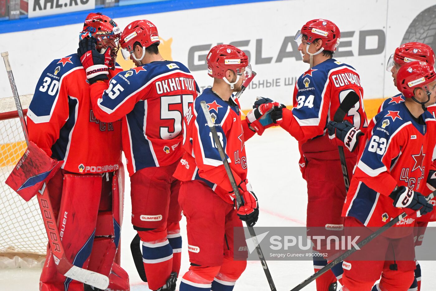 Russia Ice Hockey Kontinental League CSKA - Admiral