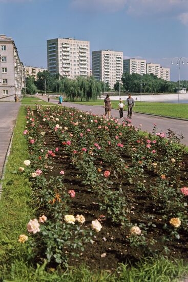 Kalmius River Embankment in Donetsk