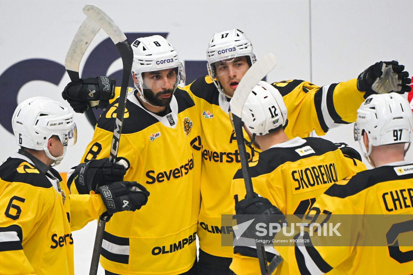 Russia Ice Hockey Kontinental League Spartak - Severstal