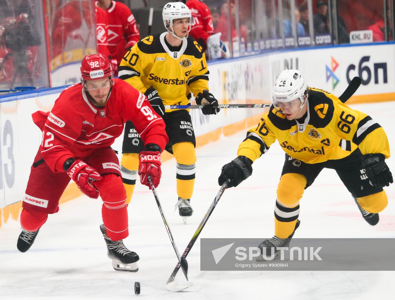 Russia Ice Hockey Kontinental League Spartak - Severstal