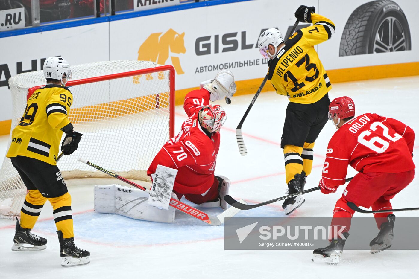 Russia Ice Hockey Kontinental League Spartak - Severstal