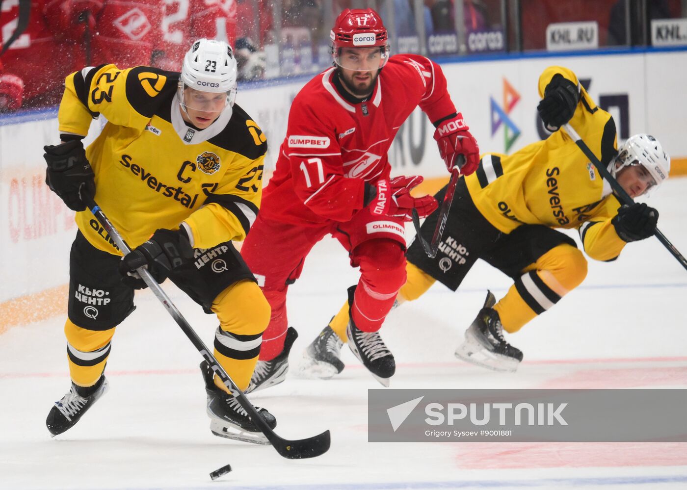 Russia Ice Hockey Kontinental League Spartak - Severstal