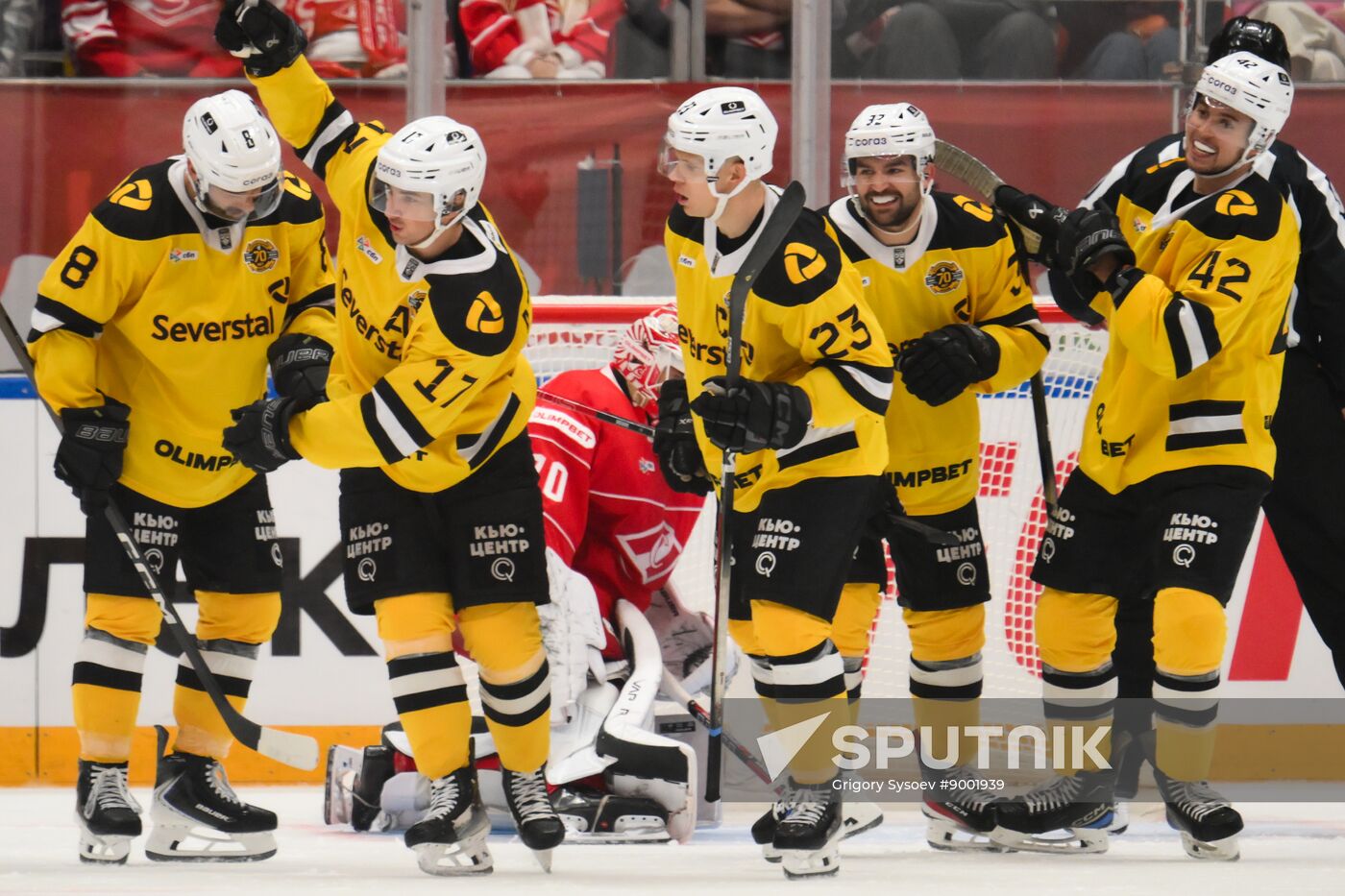 Russia Ice Hockey Kontinental League Spartak - Severstal