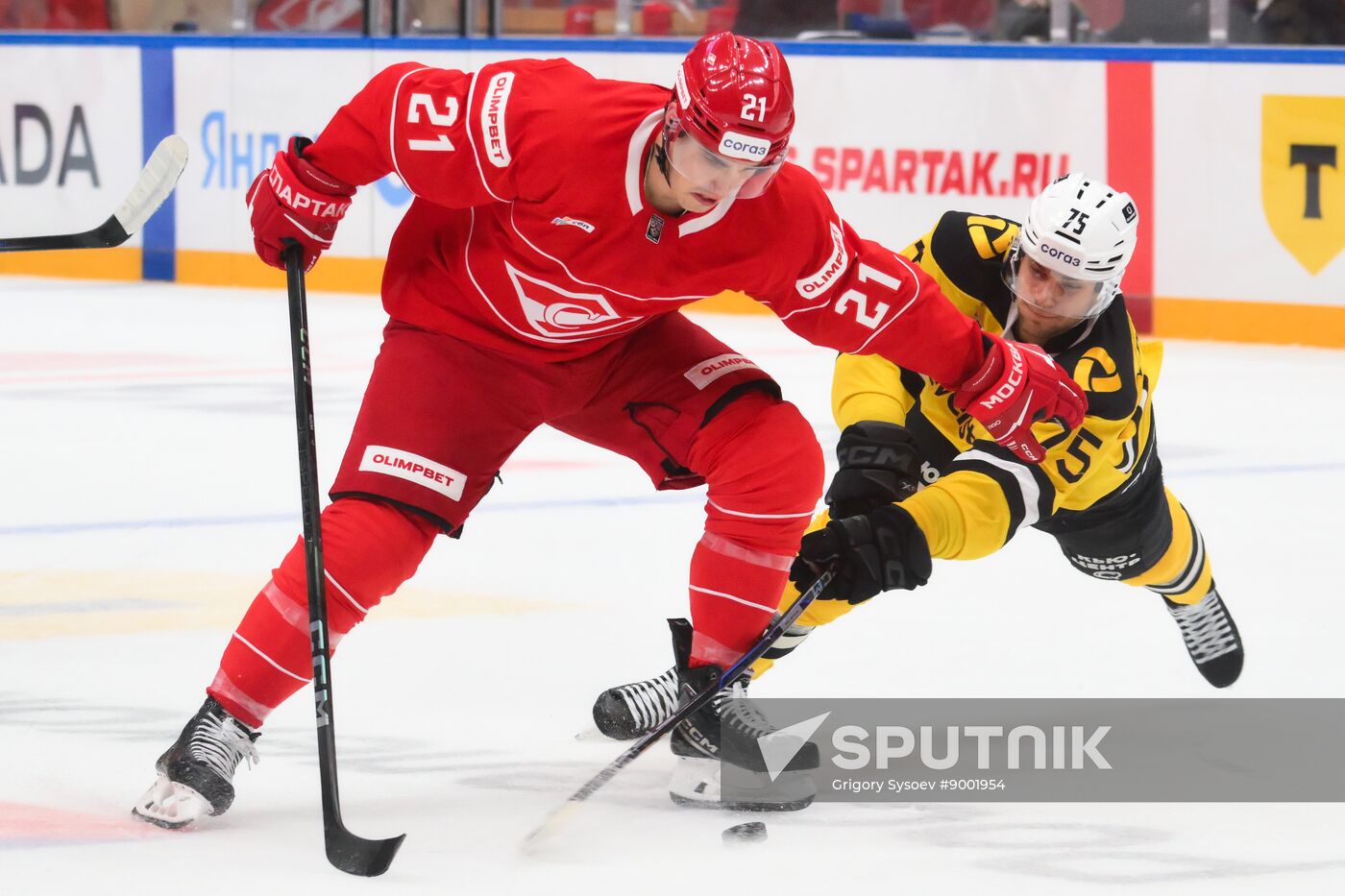 Russia Ice Hockey Kontinental League Spartak - Severstal