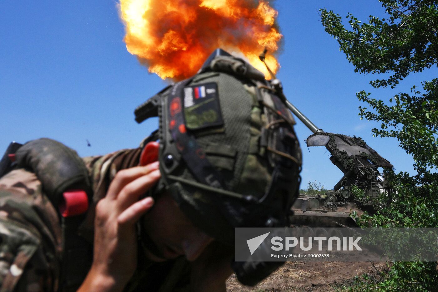Russia Ukraine Military Operation Artillery Unit