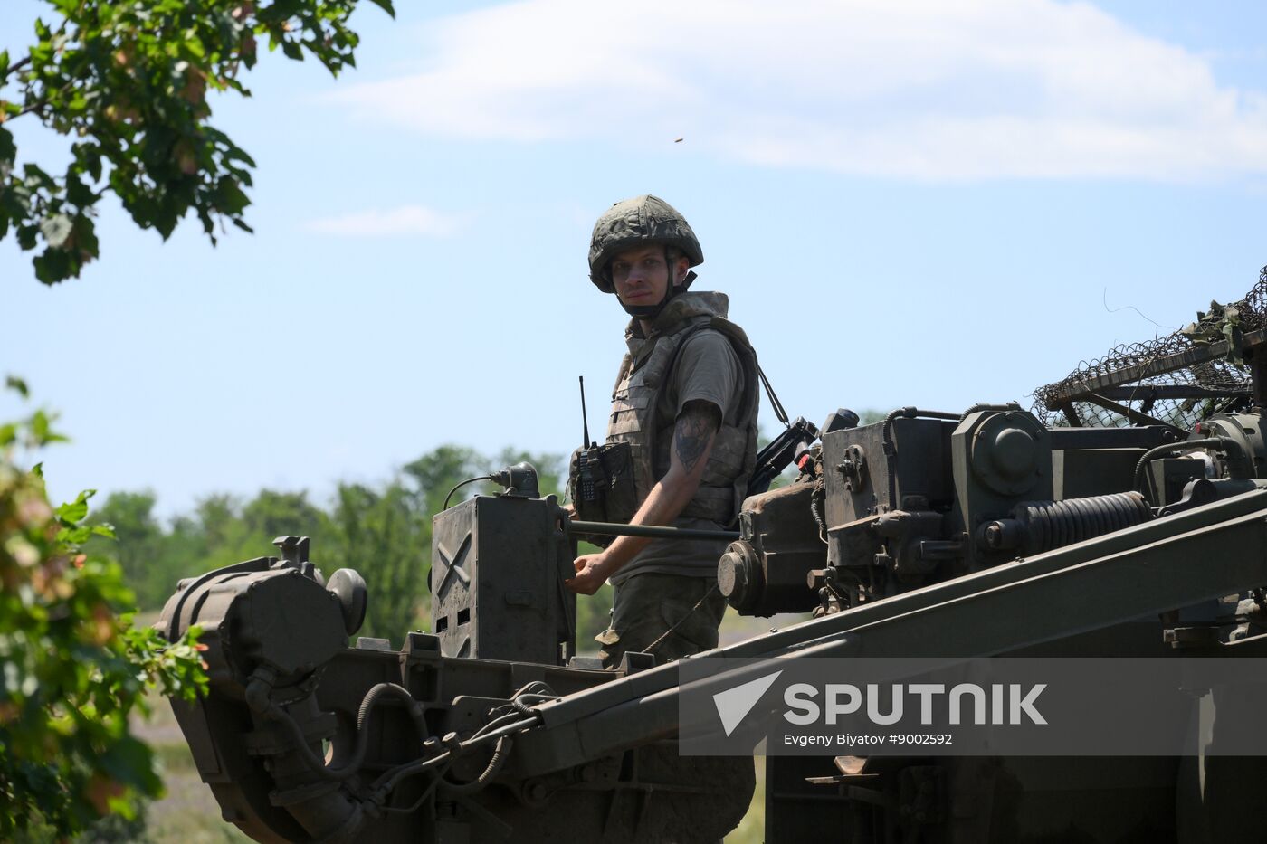 Russia Ukraine Military Operation Artillery Unit