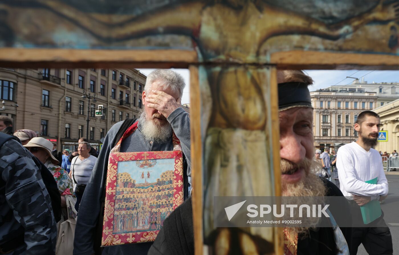 Russia Religion St Alexander Nevsky Feast