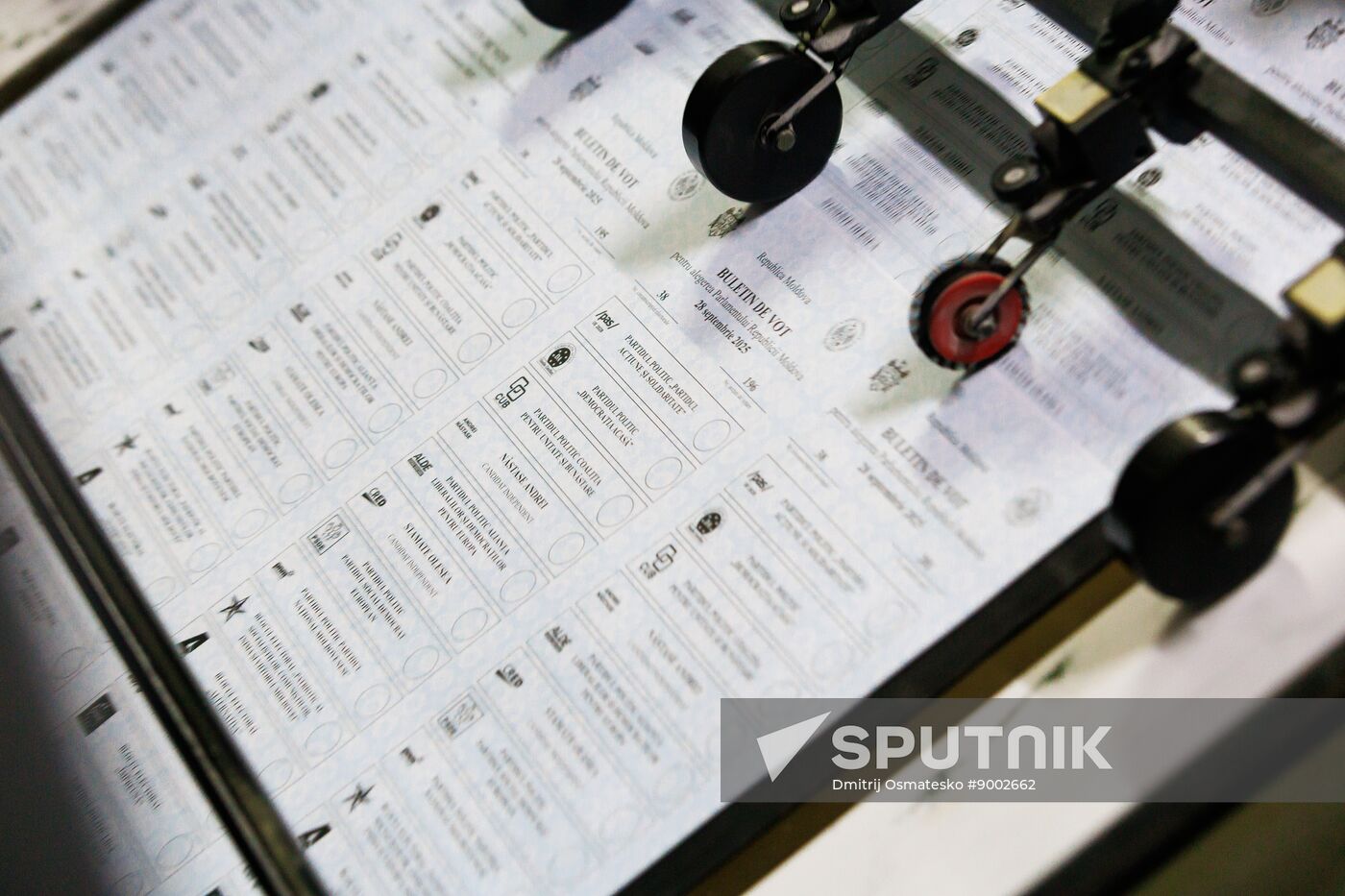 Moldova Parliamentary Election Ballots