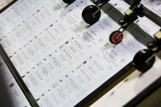 Moldova Parliamentary Election Ballots