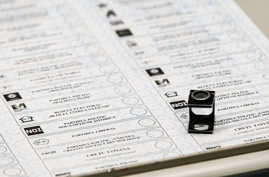 Moldova Parliamentary Election Ballots