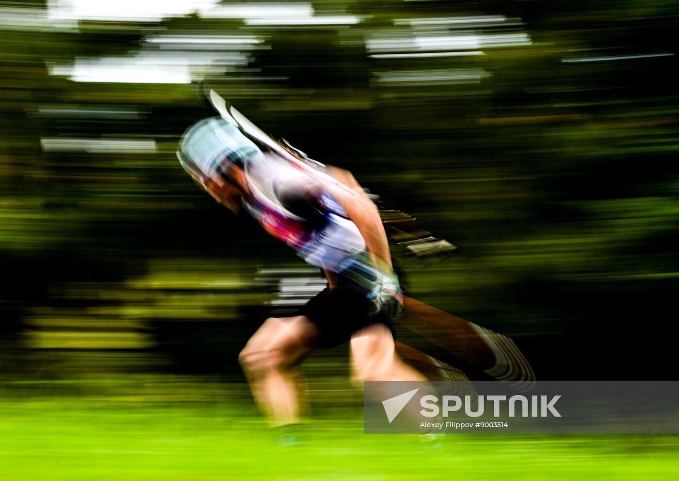 Russia Summer Biathlon Championships Sprint