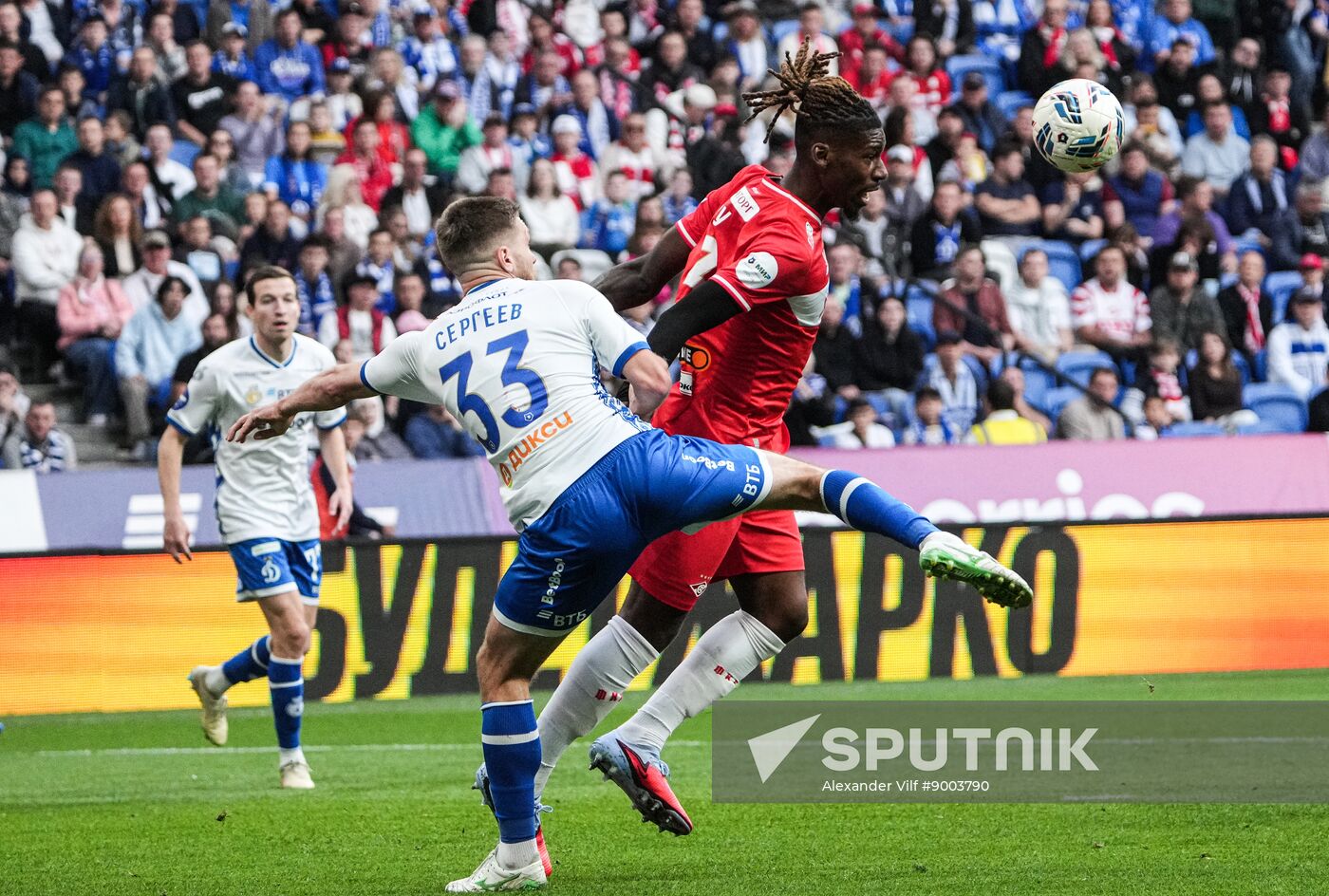 Russia Soccer Premier-League Dynamo - Spartak