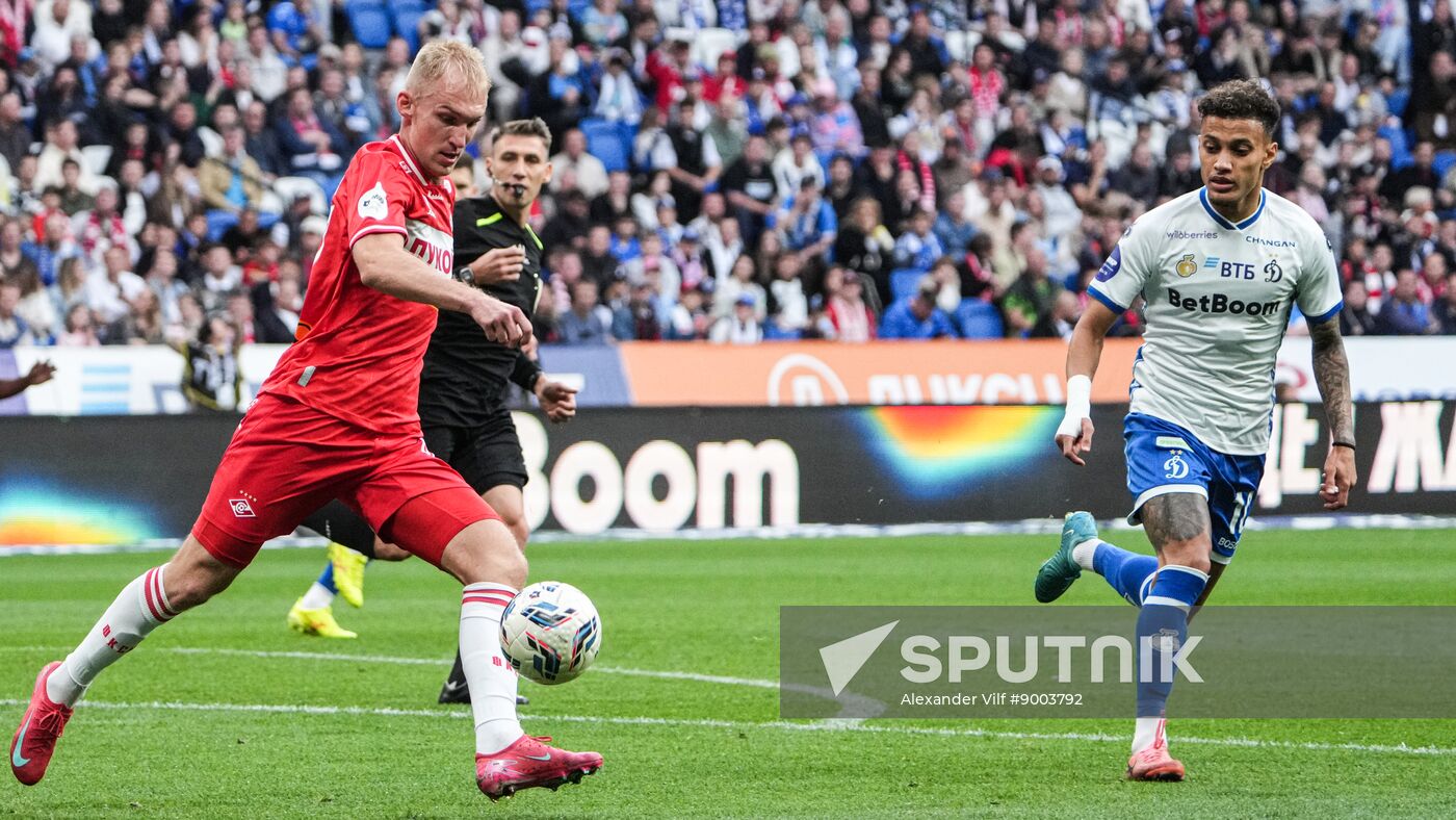 Russia Soccer Premier-League Dynamo - Spartak