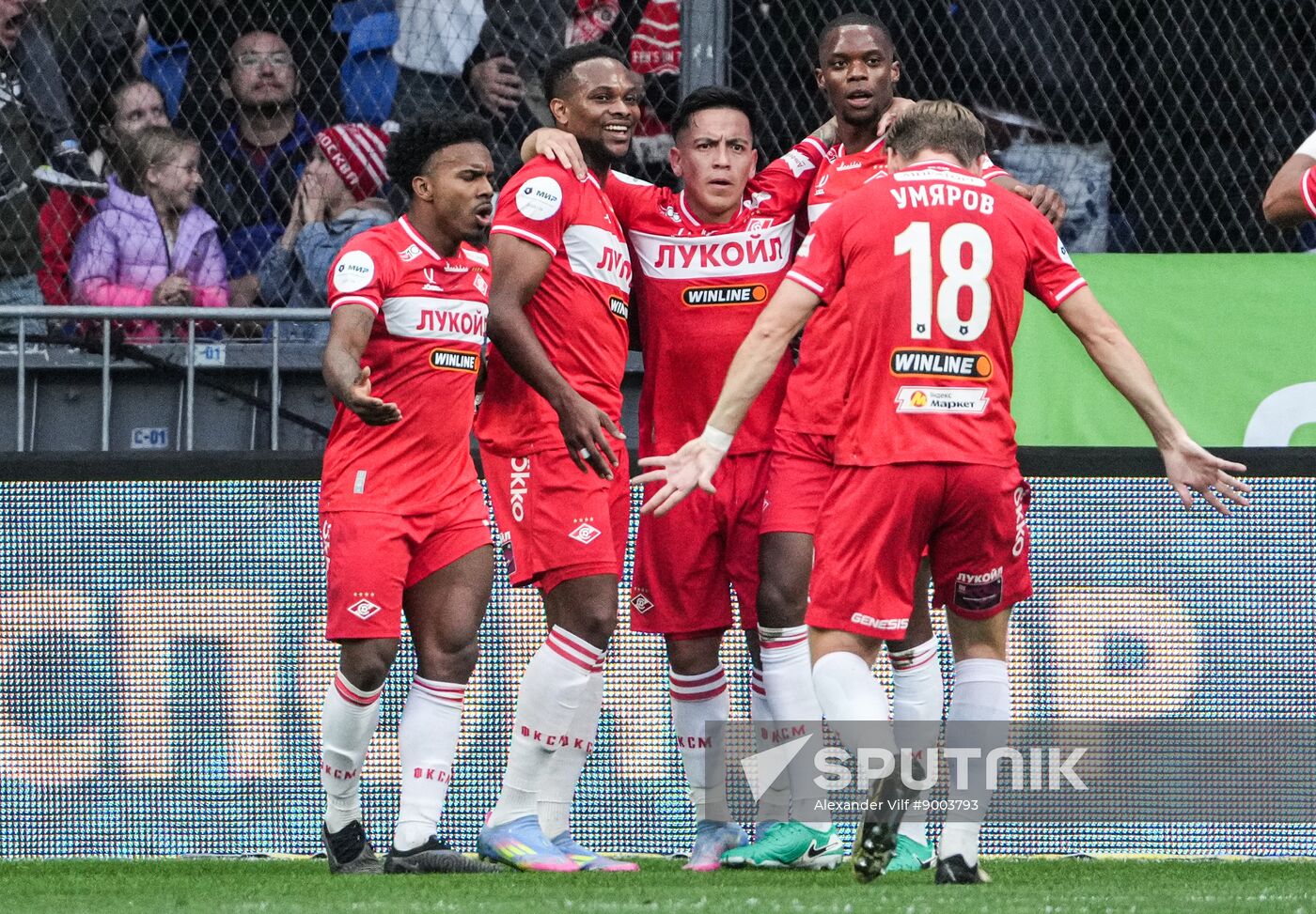 Russia Soccer Premier-League Dynamo - Spartak