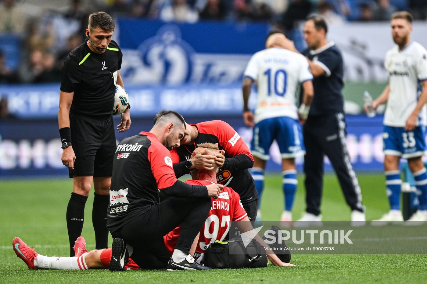 Russia Soccer Premier-League Dynamo - Spartak