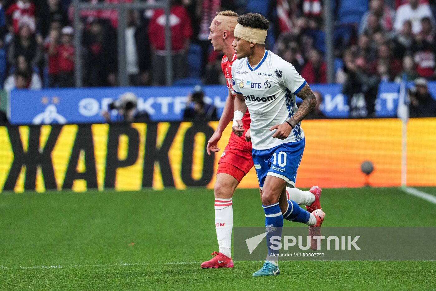 Russia Soccer Premier-League Dynamo - Spartak