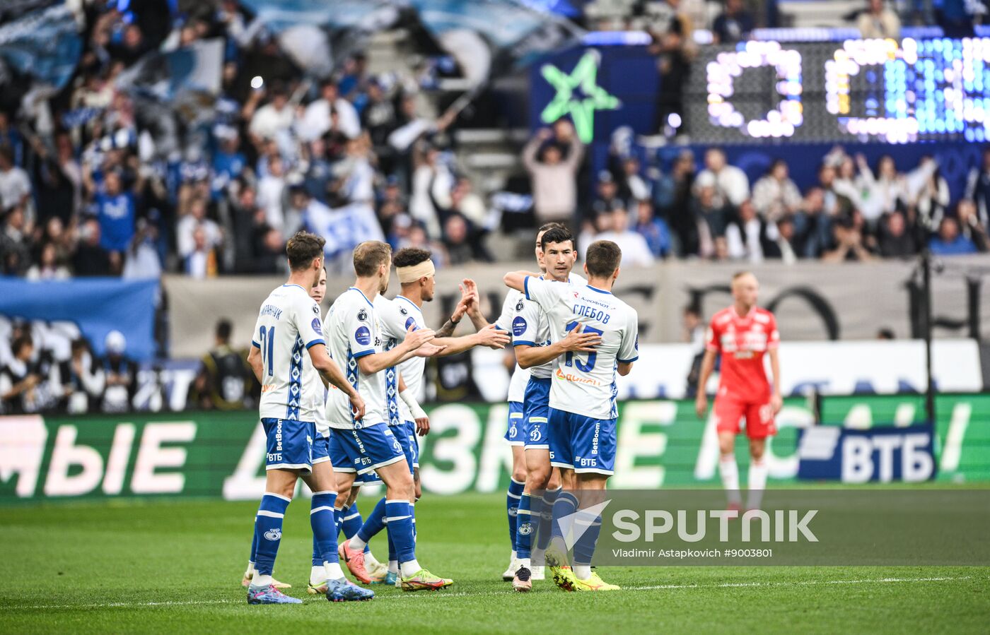 Russia Soccer Premier-League Dynamo - Spartak