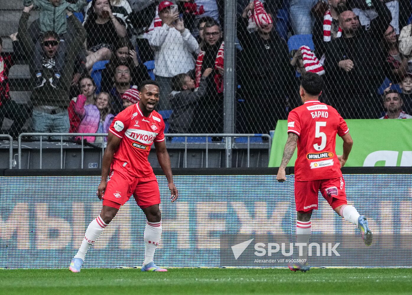 Russia Soccer Premier-League Dynamo - Spartak