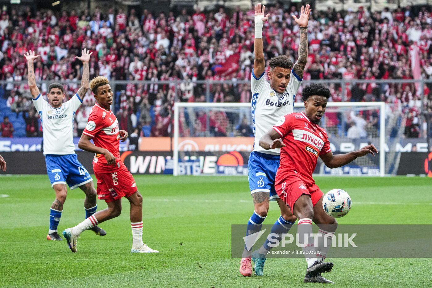 Russia Soccer Premier-League Dynamo - Spartak