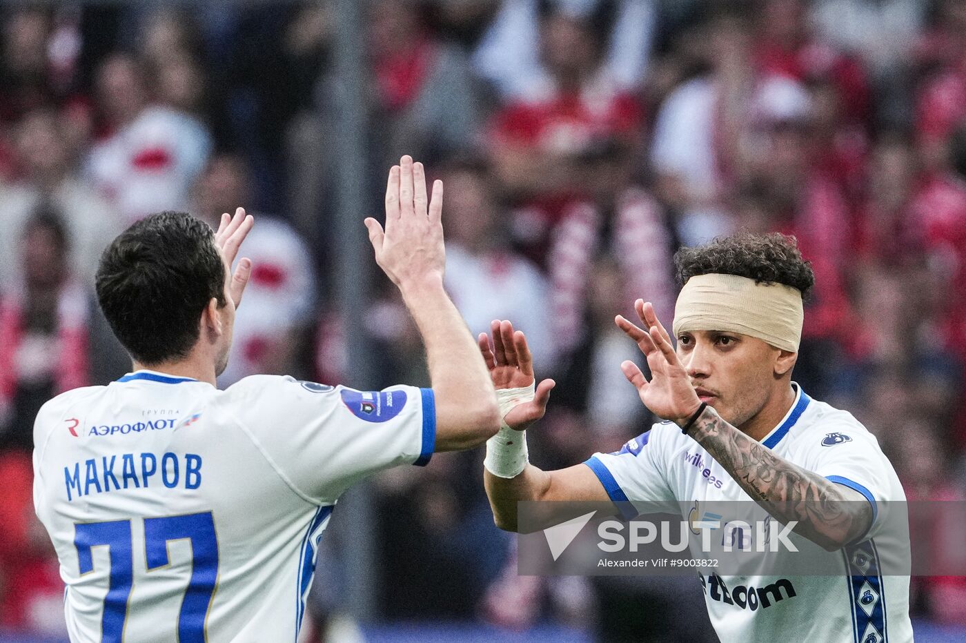 Russia Soccer Premier-League Dynamo - Spartak