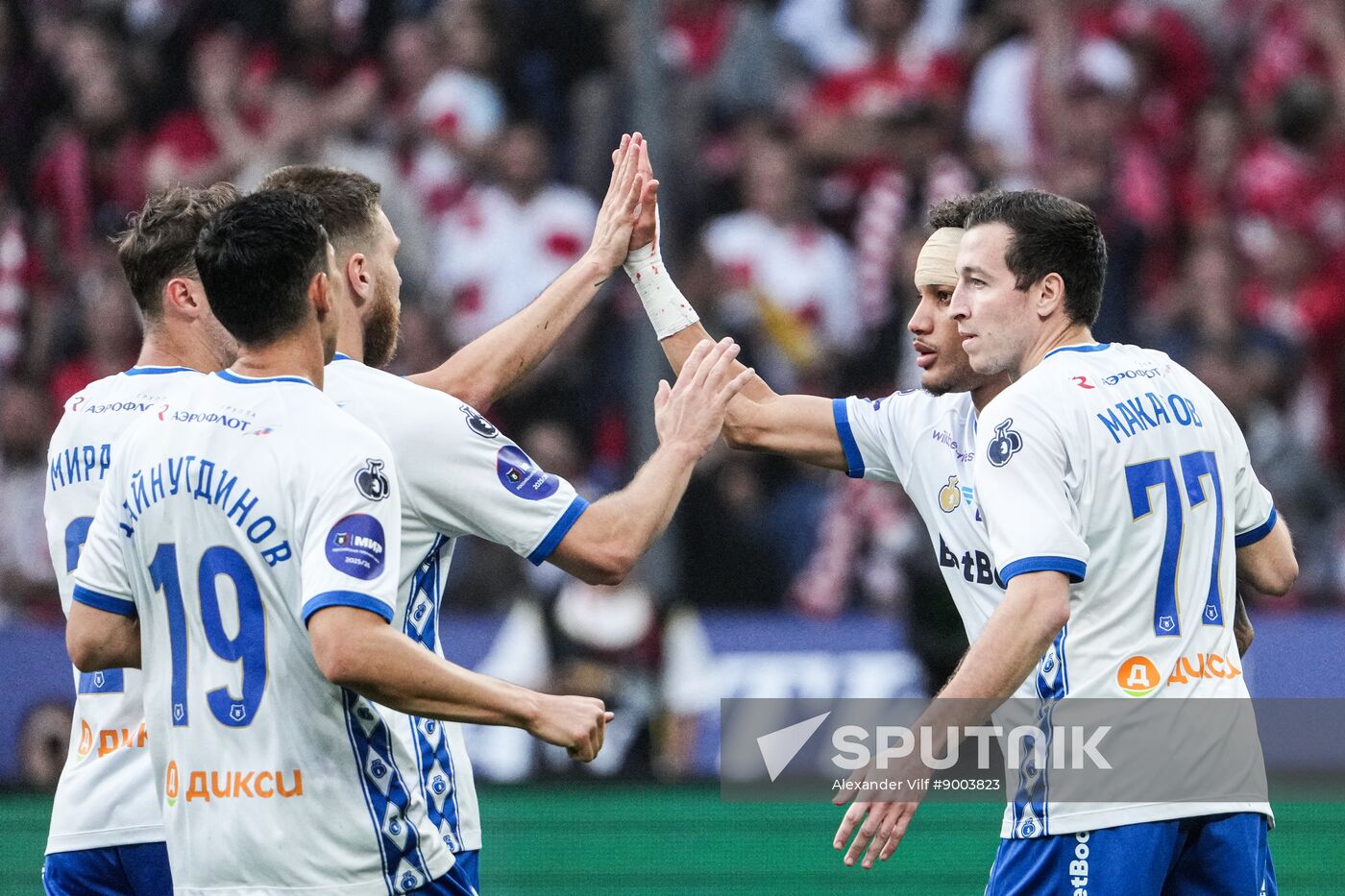 Russia Soccer Premier-League Dynamo - Spartak