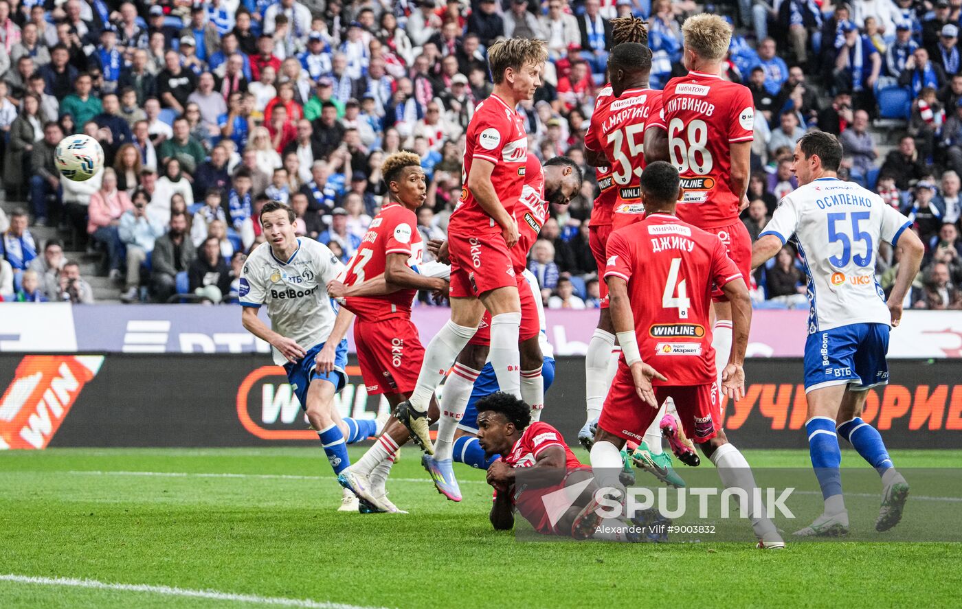 Russia Soccer Premier-League Dynamo - Spartak