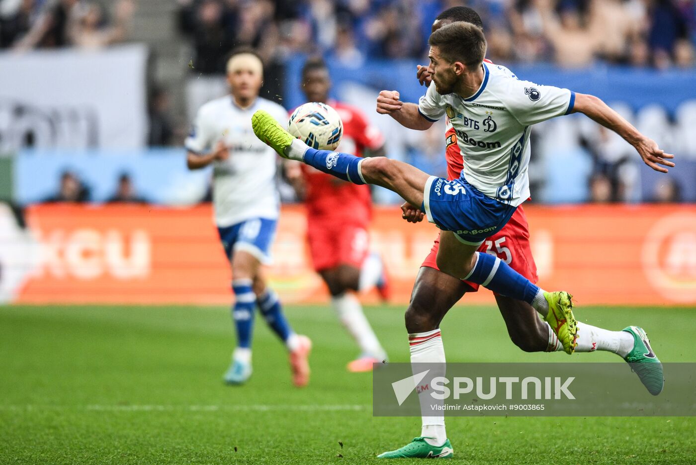 Russia Soccer Premier-League Dynamo - Spartak