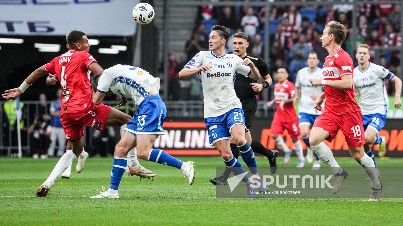 Russia Soccer Premier-League Dynamo - Spartak